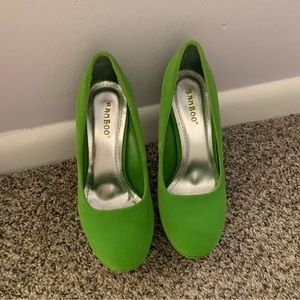 Green heels